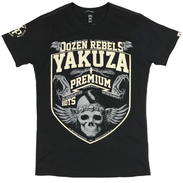 yakuza Herren T-Shirt mit Druck 2419-SCHWARZ - Bild 1