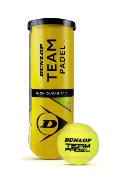 Dunlop D TB Team Padel 3PET Ball Padel 601385