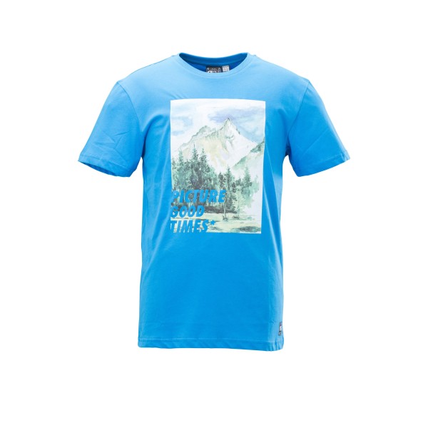 Picture Organic Clothing Yolk T-Shirt Men MTS388-BLUE