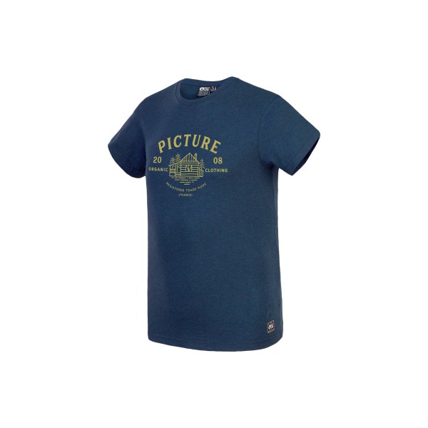 Picture Organic Clothing Brady Tee/T-Shirt Men/Herren MTS763-BRADY-DARK-BLUE - Bild 1
