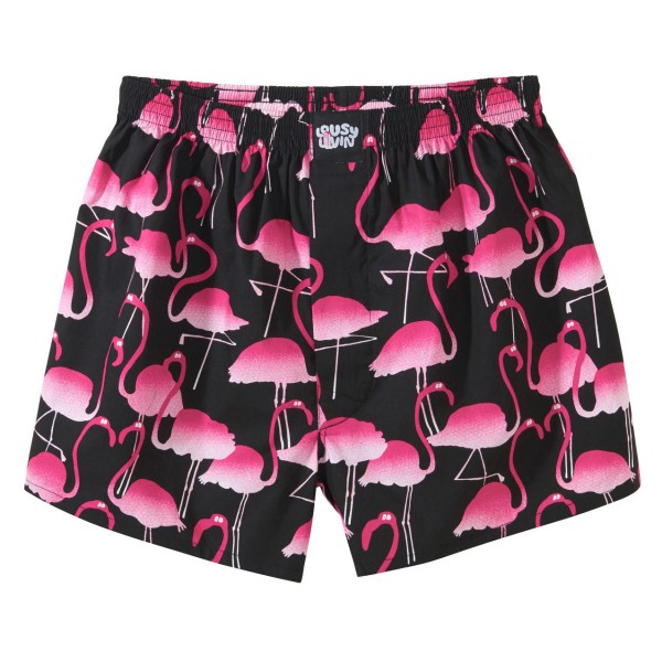 Cleptomanicx Lousy Livin Boxershorts Flamingos LU-LUUWFLA-B - Bild 1