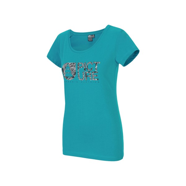Picture Organic Clothing Fall Tee/T-Shirt Damen/Frauen WTS359-FALL-BIRD-BLUE - Bild 1