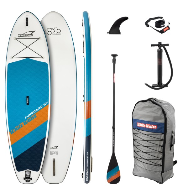 White Water Funboard 10´2x33x5" Stand Up Paddle 22WWS102FB - Bild 1